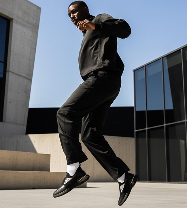 Person wearing Snogs sneakers